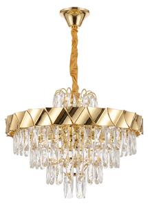 Κρυστάλλινο κρεμαστό φωτιστικό SWE076-CP 50cm GOLD