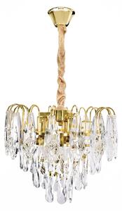 Κρυστάλλινο κρεμαστό φωτιστικό SWE078-CP 30cm GOLD
