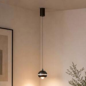 Searchlight Κρεμαστό φωτιστικό LED Meteor, 1 λάμπα, μαύρο νικέλιο, μέταλλο, CCT, ρυθμιζόμενος, Γκρι, Σαλόνι / τραπεζαρία, Μέταλλο, σύγχρονο