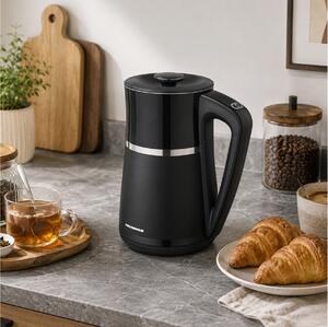Βραστήρας Heinner HEK-D22002WBK με χωρητικότητα 1.7L και ισχύ 2200W - Black