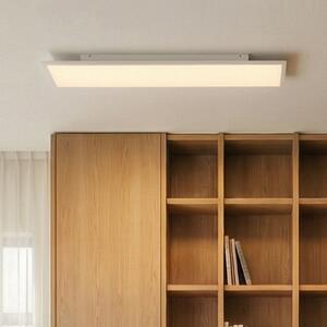 Arcchio LED panel Arthur, 120 x 30 cm, ασημί, 4000 K, Λευκό, Σαλόνι / τραπεζαρία, Πλαστικό, σύγχρονο