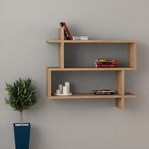 Ραφιέρα Τοίχου 3 Θέσεων (70x22x65.5) A-G Paralel 855DTE1683 Oak