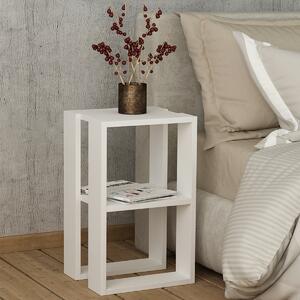 Βοηθητικό Τραπεζάκι (30x30x55) A-G Lonie 776HMS3410 White