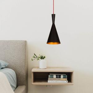 Φωτιστικό Οροφής Μονόφωτο A-G Elmas 892OPV1421 Black Red