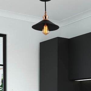 Φωτιστικό Οροφής Μονόφωτο A-G Berceste 525NOR1298 Black
