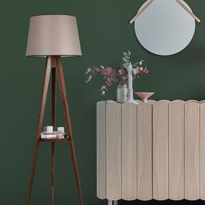 Φωτιστικό Δαπέδου Με Ράφι A-G Pramit 534LUN2176 Walnut