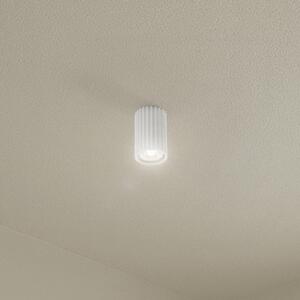 SOLLUX LIGHTING Φωτιστικό οροφής Carbon, λευκό, ύψος 10 cm, αλουμίνιο, ρυθμιζόμενος, Λευκό, Σαλόνι / τραπεζαρία, Αλουμίνιο, σύγχρονο