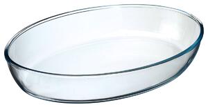 Πυρίμαχο Σκεύος Οβάλ (35x24.5x6.4) F-V Glass Dish 59074