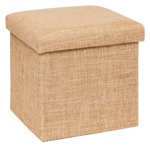 Σκαμπό Με Αποθηκευτικό Χώρο (31x31x31) F-V Folding Pouffe 205537