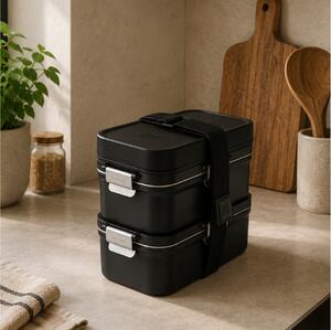 Δοχείο Φαγητού Lunch Box Fresh & Save Zwilling με χωρητικότητα 1.6lt - Black - Κατάλληλο για Φούρνο Μικροκυμάτων