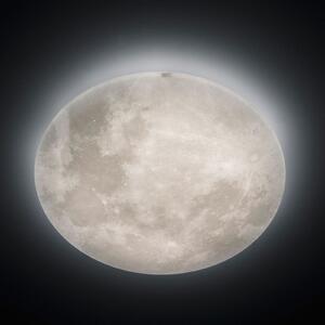 Trio Lighting Φωτιστικό οροφής LED Lunar με τηλεχειριστήριο 60cm, ρυθμιζόμενος, Λευκό, Σαλόνι / τραπεζαρία, Πλαστικό, σύγχρονο