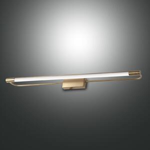 Fabas Luce Φωτιστικό τοίχου Rapallo LED, ορειχάλκινο, IP44, 80 cm, Χρυσό / Ορείχαλκου, Διάδρομος, Μέταλλο, σύγχρονο
