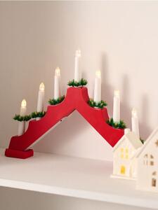 Sinsay - Χριστουγεννιάτικος LED κηροστάτης Advent - κοκκινο