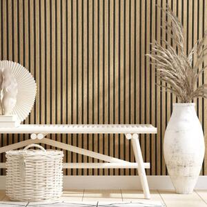 Noordwand Ταπετσαρία Botanica Wooden Slats Καφέ και Δρυς