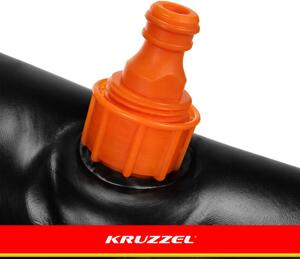 Νεροτσουλήθρα Kruzzel με 3 διαδρόμους, σιντριβάνι και 3 φουσκωτές σανίδες, 480x210 cm