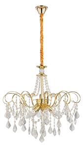 Κρυστάλλινο κρεμαστό φωτιστικό SWE081-CP 60cm GOLD