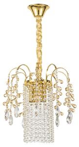 Κρυστάλλινο κρεμαστό φωτιστικό SWE090-CP 30cm GOLD