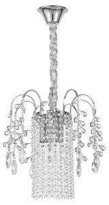 Κρυστάλλινο κρεμαστό φωτιστικό SWE089-CP 30cm CHROME
