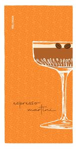 Πετσέτα Θαλάσσης 2 Όψεων (80x160) Feel & Touch Drinks Espresso/Martini