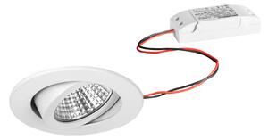 BRUMBERG LED χωνευτός προβολέας IP65 στρογγυλός διακοπτόμενος, Λευκό, Διάδρομος, Μέταλλο, σύγχρονο, Φωτιστικά εσοχής στρογγυλά