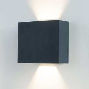 BRUMBERG 60110 Εξωτερικό φωτιστικό τοίχου LED, πάνω-κάτω, Μαύρο, Διάδρομος, Μέταλλο, σύγχρονο