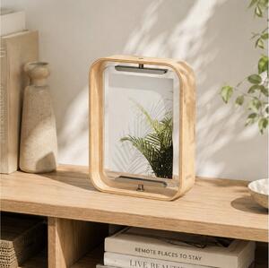 Κορνίζα Bellwood Umbra 2 όψεων, με διαστάσεις 18.8x5x23.9cm και διαστάσεις φωτογραφίας 13x18cm - Natural