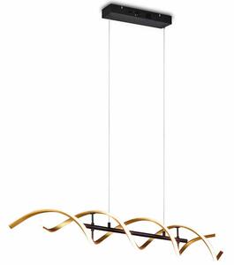 Φωτιστικό Οροφής - Ράγα Sequence 341810208 104x16x150 Dim Led 5600Lm 45W Black-Gold Trio Lighting