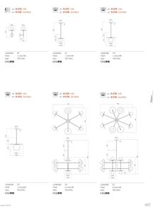 Redo 01-2734 - Κρεμαστό φωτιστικό PLATO 6xG9/10W/230V μαύρο