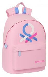 Σακίδιο Πλάτης Παιδικό 59-16819 31x16x41cm Pink Benetton