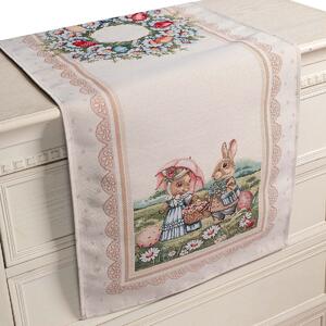 Πασχαλινή Τραβέρσα (45x140) Silk Fashion Spring Walk