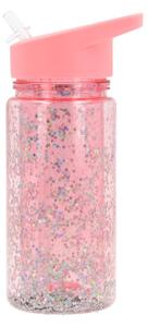 Παγούρι 340ml Με Καλαμάκι Tutete Glitter Pink 61-78171