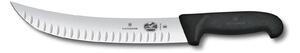 Μαχαίρι Σφαγής Victorinox Fibrox με καμπύλη λεπίδα, αυλακώσεις και μήκος 25cm - Black