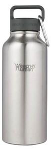 Μπουκάλι Θερμός Stein Healthy Human με χωρητικότητα 621ml και διατήρηση θερμοκρασίας 12h ζεστό / 24h κρύο - Brushed Steel