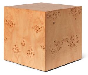 Ferm LIVING - Burl Cube Side Table Natural ferm LIVING