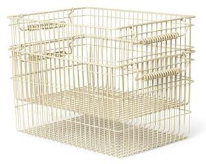 Ferm LIVING - Cala Stackable Baskets Set of 2 Cashmere ferm LIVING