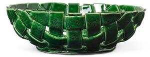 Ferm LIVING - Plait Bowl Ø30 Emerald Πράσινο ferm LIVING