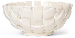 Ferm LIVING - Plait Bowl Ø24 Off-white ferm LIVING