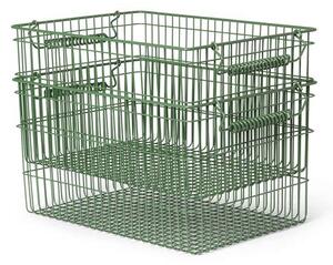 Ferm LIVING - Cala Stackable Baskets Set of 2 Verdant Πράσινο ferm LIVING