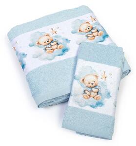Παιδικές Πετσέτες (Σετ 2τμχ) Dimcol Bear 301 Sky Blue