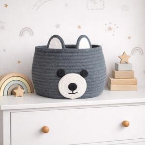 Καλάθι Αποθήκευσης (Φ25x20) Ravelia Inu Grey