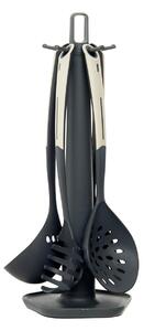 Κουτάλες Μαγειρικής + Βάση (Σετ 6τμχ) F-V Essentials 209784 Beige