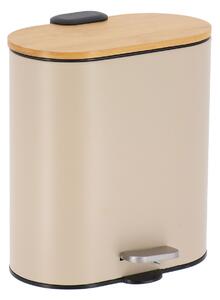 Κάδος Απορριμμάτων (25.5x20.2x28.5) T-D 5lt Beige 6555161