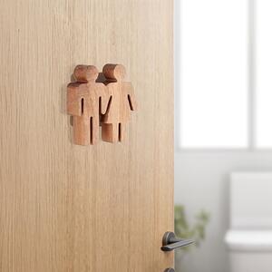 Σήμανση WC Αυτοκόλλητη T-D Natural 9087104