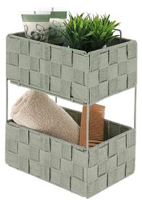 Ραφιέρα Μπάνιου Διπλή (20.5x13x28) T-D Sage Green 84230144