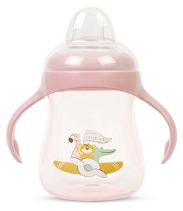 Ποτήρι Εκπαιδευτικό 250ml Saro Little Explorers Ροζ 51406