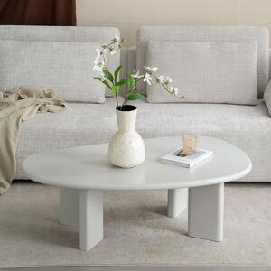 Τραπέζι Σαλονιού (130x80x42) Spitishop Dahlia Cream