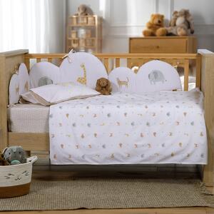 Σεντόνια Κούνιας (Σετ) Nef-Nef Homeware Baby Jungle In Motion