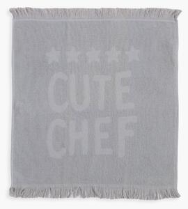 Πετσέτα Κουζίνας Φροτέ (50x50) Nef-Nef Homeware Cute Chef L.Grey