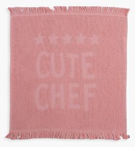 Πετσέτα Κουζίνας Φροτέ (50x50) Nef-Nef Homeware Cute Chef Pink