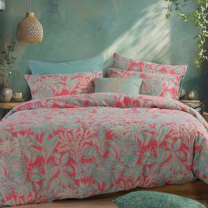 Σεντόνια Μονά (Σετ) Nef-Nef Homeware Smart Charisma Green - Coral Πράσινο,Κόκκινο ΧΩΡΙΣ ΛΑΣΤΙΧΟ 170x270